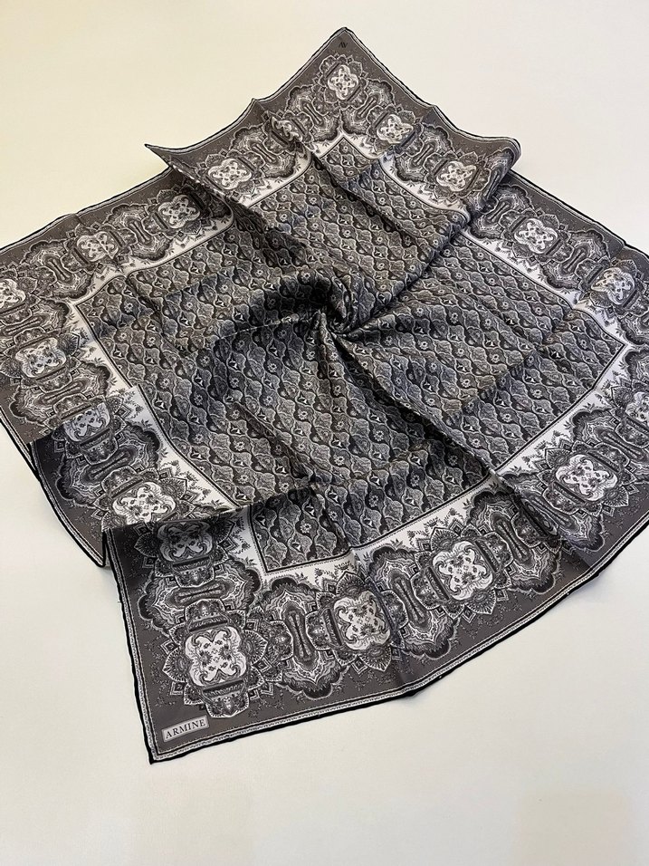 Armine Twill İpek Eşarp Yeni Sezon - Görsel 2