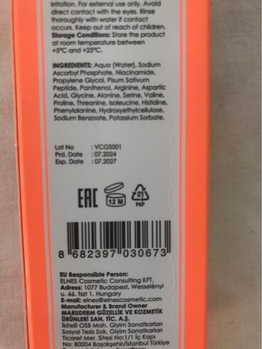 Maruderm Aydınlatıcı C Vitamini ve Peptid Cilt Bakım Serumu 30 m - Görsel 6