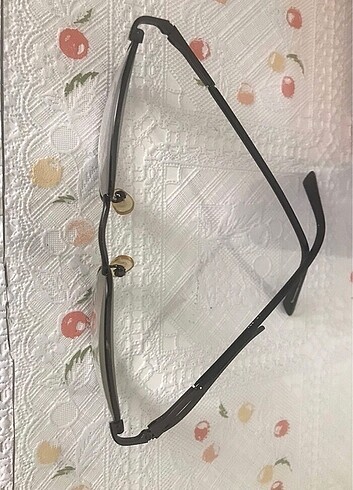 Kadın erkek metal gözlük çerçevesi koyu gümüş renk gri - Görsel 3