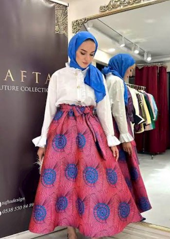 Tafta Pembe Etek - Görsel 2