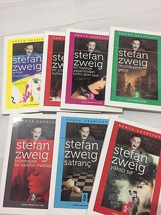 Stefan zweig 7 li orjinal set