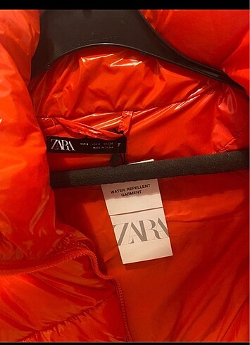 xs Beden kırmızı Renk Zara crop mont