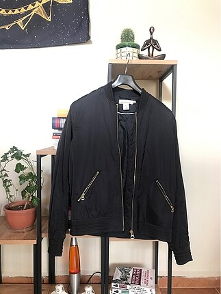 Siyah Bomber Ceket