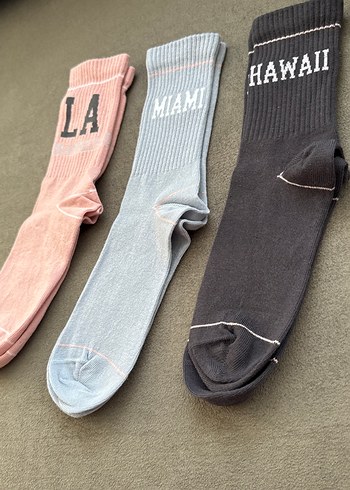 Kadın için Desenli Pastel Renk Çoraplar - Görsel 2