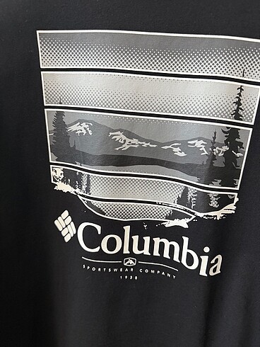 l/xl Beden Orijinal Columbia erkek tişört