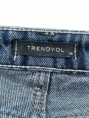 34 Beden mavi Renk Trendyol & Milla Jean / Kot %70 İndirimli.