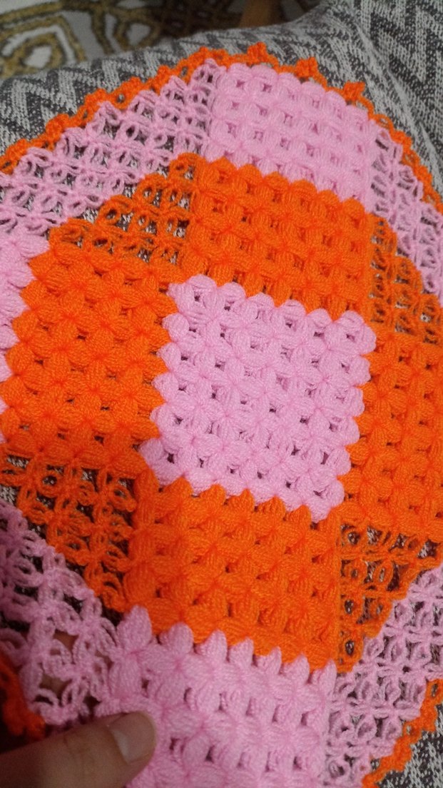 Renkli Örgü Banyo Süngeri - Görsel 2