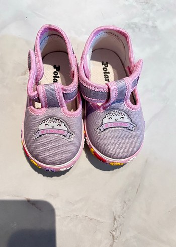 Kız Bebek Sandalet Pembe Desenli - Görsel 2