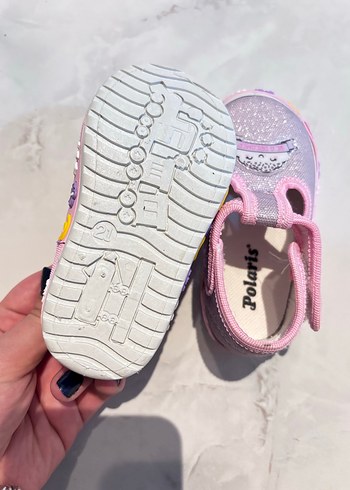 Kız Bebek Sandalet Pembe Desenli - Görsel 5