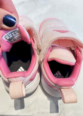 Kız Çocuk Pembe Adidas Spor Ayakkabı - Görsel 4