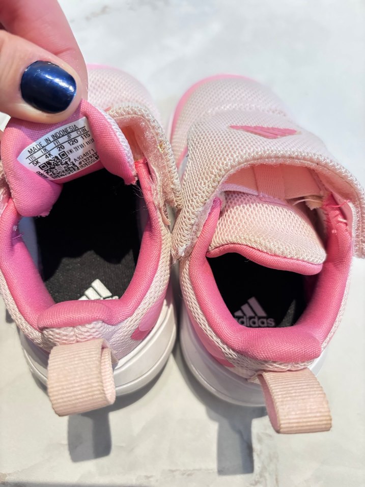 Kız Çocuk Pembe Adidas Spor Ayakkabı - Görsel 4