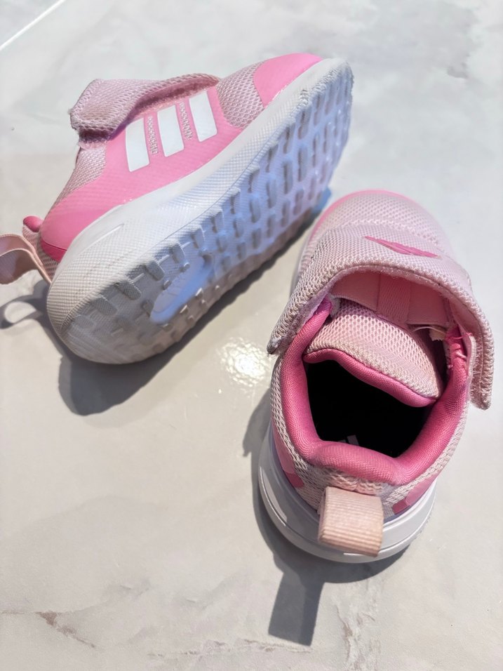 Kız Çocuk Pembe Adidas Spor Ayakkabı - Görsel 5