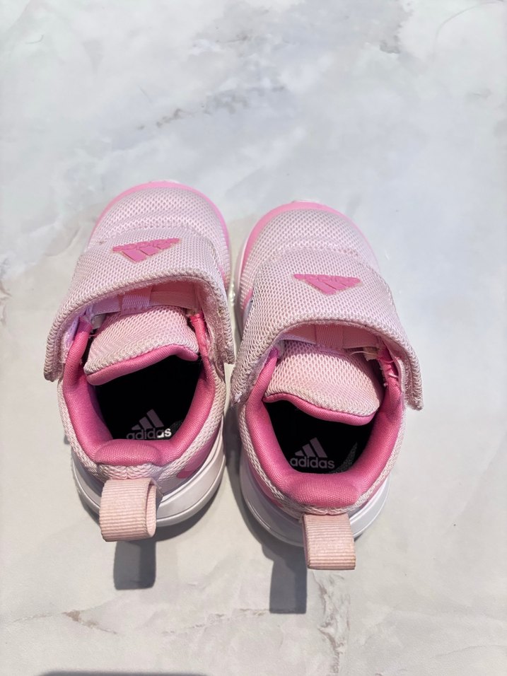 Kız Çocuk Pembe Adidas Spor Ayakkabı - Görsel 3