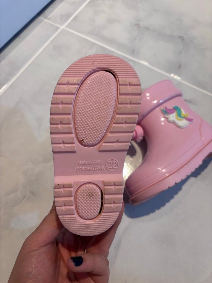 Kız Çocuk Pembe Unicornlu Bot - Görsel 5