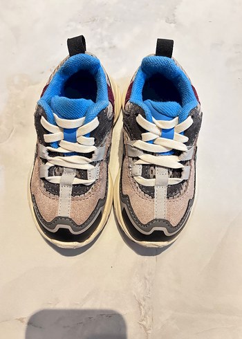 Kız Çocuk Bağcıklı Çok Renkli Spor Ayakkabı - Görsel 3