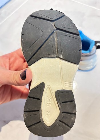 Kız Çocuk Bağcıklı Çok Renkli Spor Ayakkabı - Görsel 6