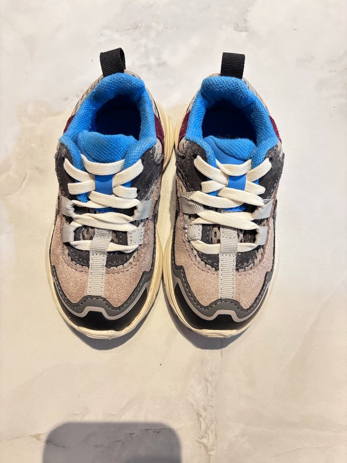 Kız Çocuk Bağcıklı Çok Renkli Spor Ayakkabı - Görsel 3