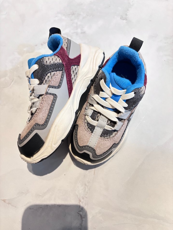 Kız Çocuk Bağcıklı Çok Renkli Spor Ayakkabı - Görsel 2