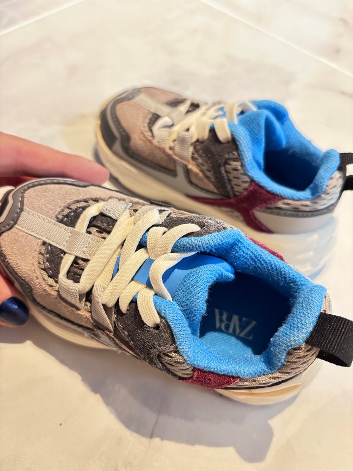 Kız Çocuk Bağcıklı Çok Renkli Spor Ayakkabı - Görsel 5