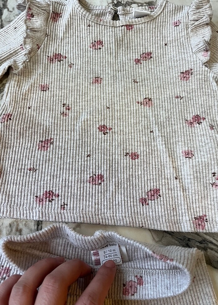 Kız bebek alt üst takım - Görsel 3