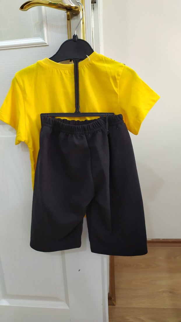 Erkek Çocuk Kısa Kollu Spiderman şort Tişört takim - Görsel 2