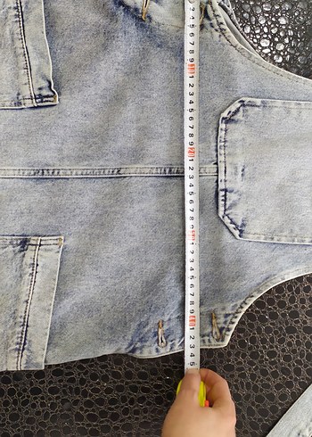 Kadın Kot salopet Mini Boy - Görsel 4