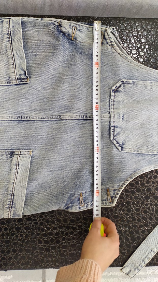 Kadın Kot salopet Mini Boy - Görsel 4