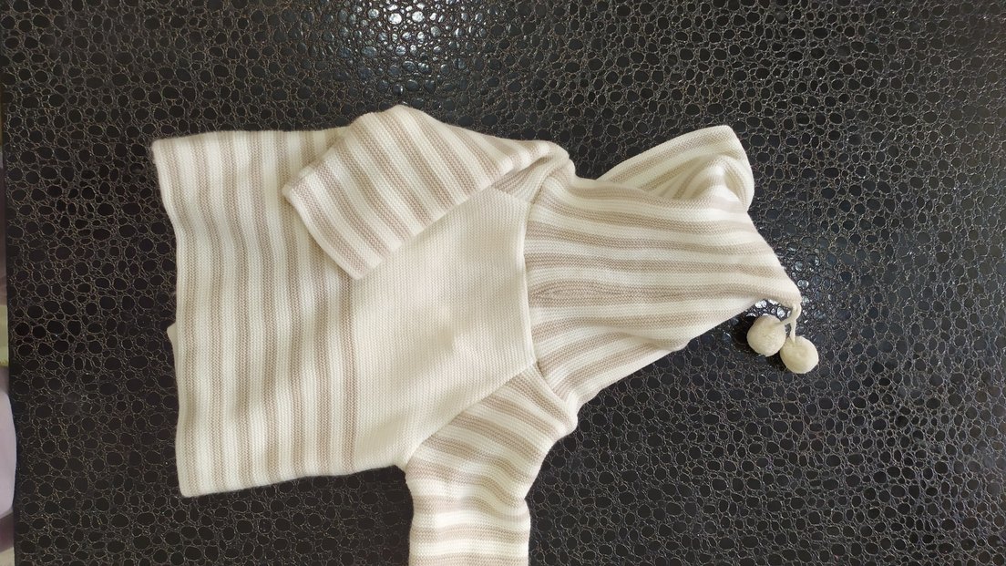 Düğmeli Uzun Kollu bebek Hırkası - Görsel 4