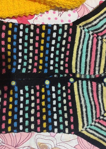 el emeği 1.5 3yas arası hırka ve yelek - Görsel 3