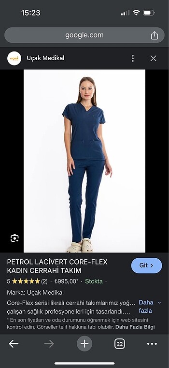 Uçak medikal Scrubs