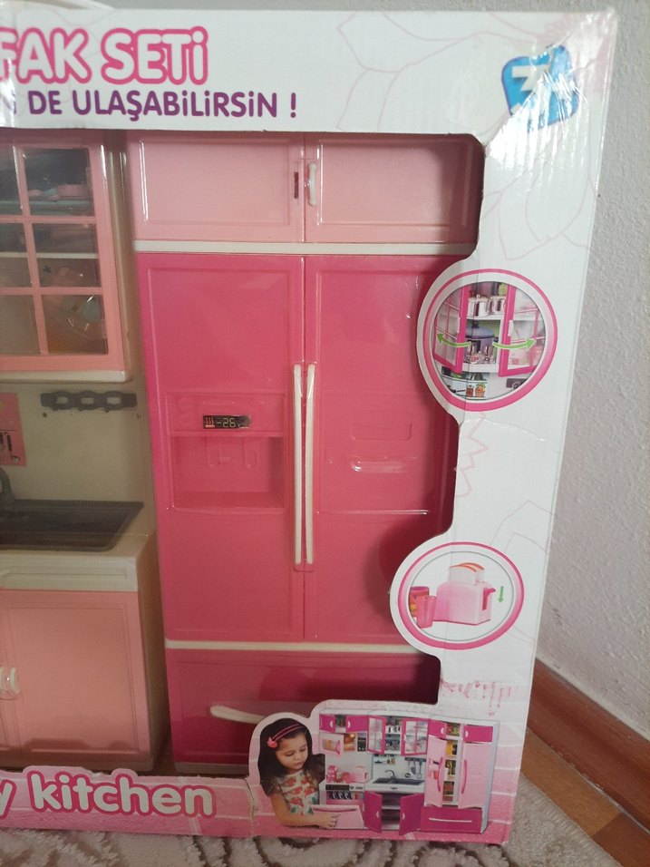 Pembe Modern Mutfak Seti Model Kiti - Görsel 4