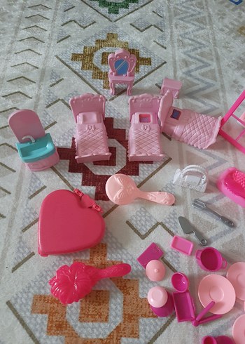 Pembe Mini Mutfak ve Yemek Seti Oyuncakları - Görsel 4