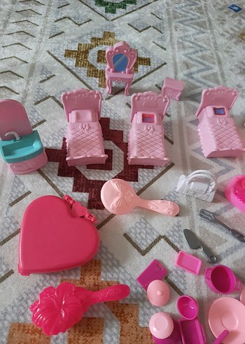 Pembe Mini Mutfak ve Yemek Seti Oyuncakları - Görsel 6