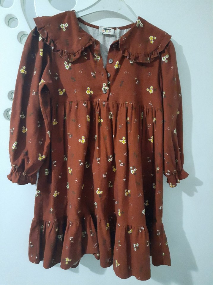 koton elbise 7.8 yaş - Görsel 2