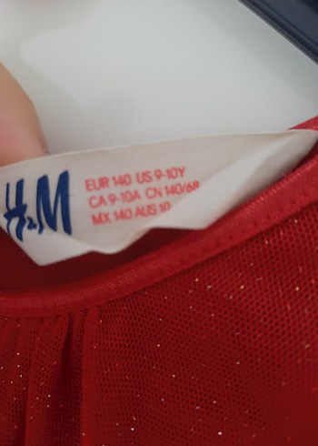H&M simli elbise
