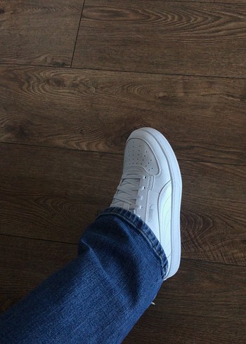 Puma Beyaz Bağcıklı Puma Spor Ayakkabı