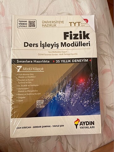 Aydın yayınları tyt konu anlatım fizik kitabı