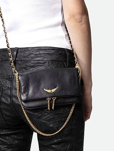 Zadig voltaire rock nano clutch