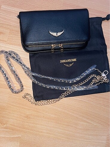  Beden siyah Renk Zadig voltaire rock nano clutch