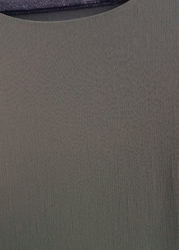 Kahverengi Kemerli Uzun Kadın Elbise - Görsel 9