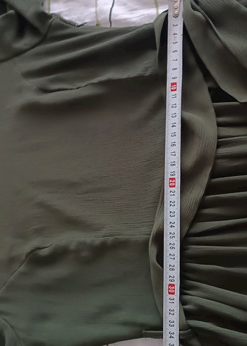 Kahverengi Kemerli Uzun Kadın Elbise - Görsel 5