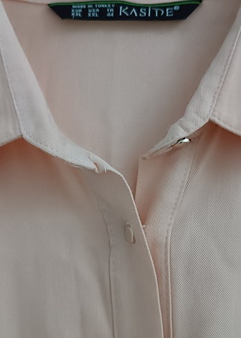 Pembe Uzun Kollu ipek keten - Görsel 6