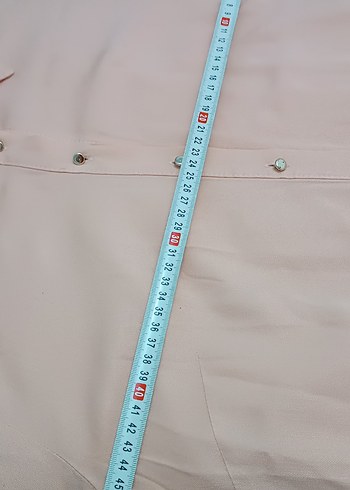 Pembe Uzun Kollu ipek keten - Görsel 7