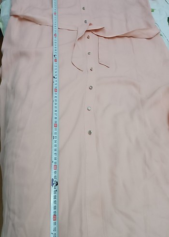 Pembe Uzun Kollu ipek keten - Görsel 8