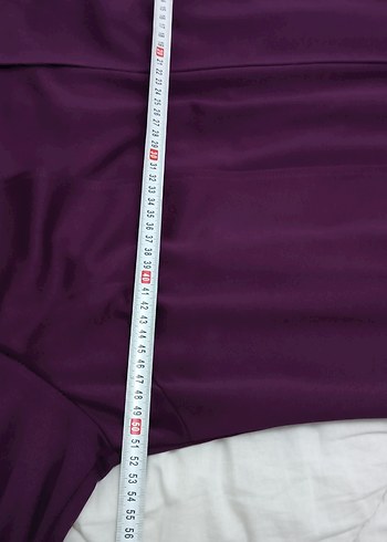 Mor Drapeli Uzun Kadın Elbise - Görsel 8