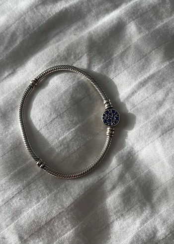 Mavi Boncuklu pandora Bileklik - Görsel 3