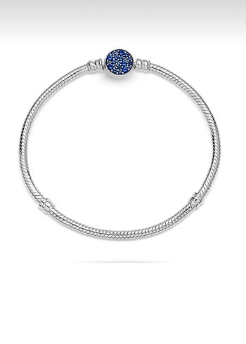 Mavi Boncuklu pandora Bileklik - Görsel 2