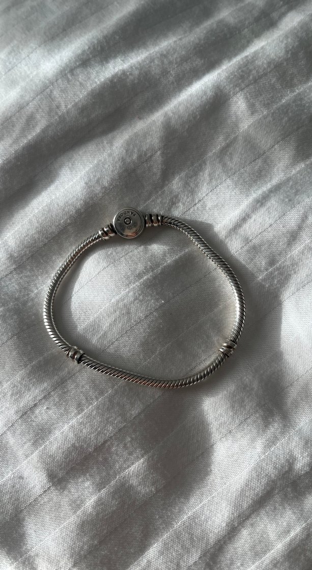 Mavi Boncuklu pandora Bileklik - Görsel 4