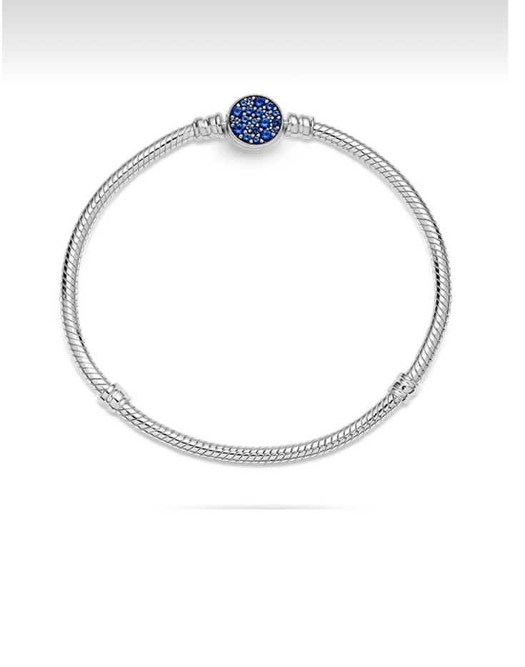 Mavi Boncuklu pandora Bileklik - Görsel 2