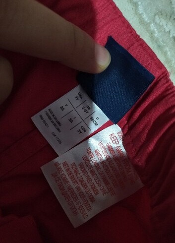 24-36 Ay Beden pembe Renk Kız bebek pantolon